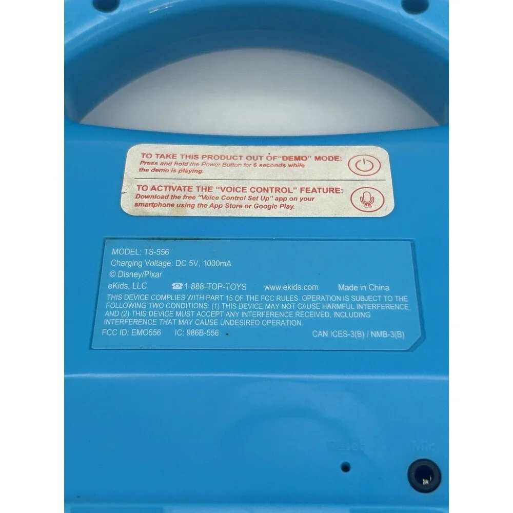 Disney Pixar Toy Story 4 Bluetooth MP3 Karaoke Machine *No Mic* Tested